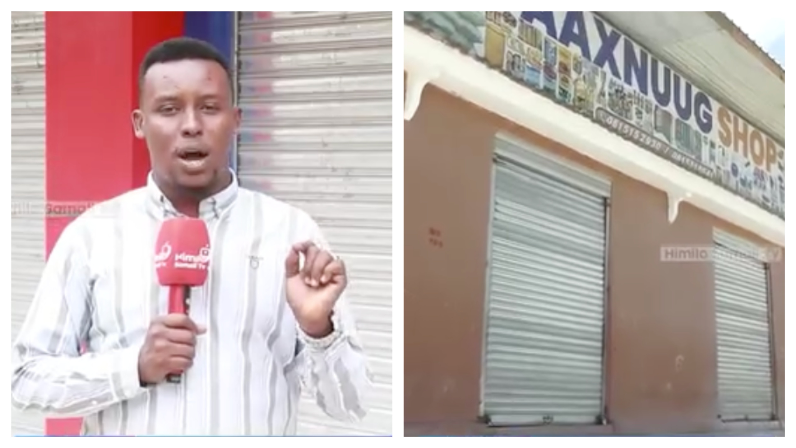 Telefiishanka Himilo Somali TV ayaa warbixin ka diyaariyey xaaladda ammaan ee magaalada Muqdisho oo sii xumaanaysa. Warbixinta ayaa meesha laga saaray ka dib markii la baahiyay 31 October 2024. | SAWIR/ Sawir laga qaaday muqaal.