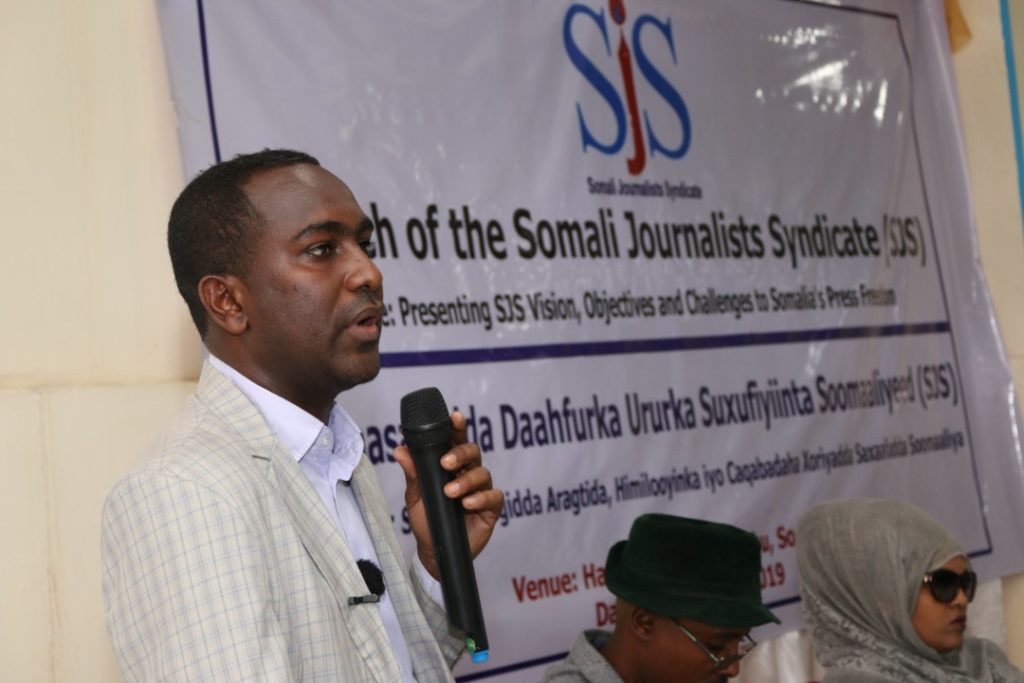 SJS Secretary-General, Abdalle Ahmed Mumin