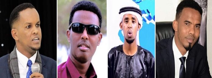 armed police raided the Grand Hadi hotel and arrested four Eryal TV journalists: Badri Kosar, the Deputy Director; Abdirahman Abdillahi, Head of News; Aidarus Mohamed Abdi, TV reporter and Kamal Khalif Abdi, a cameraman.