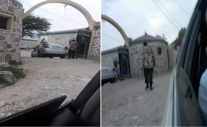 Somaliland CID police raid Horyaal24 TV. | Photo courtesy/Facebook.