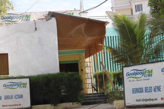 Goobjoog Media offices in Mogadishu. | Photo Dredit: Goobjoog/Courtesy.