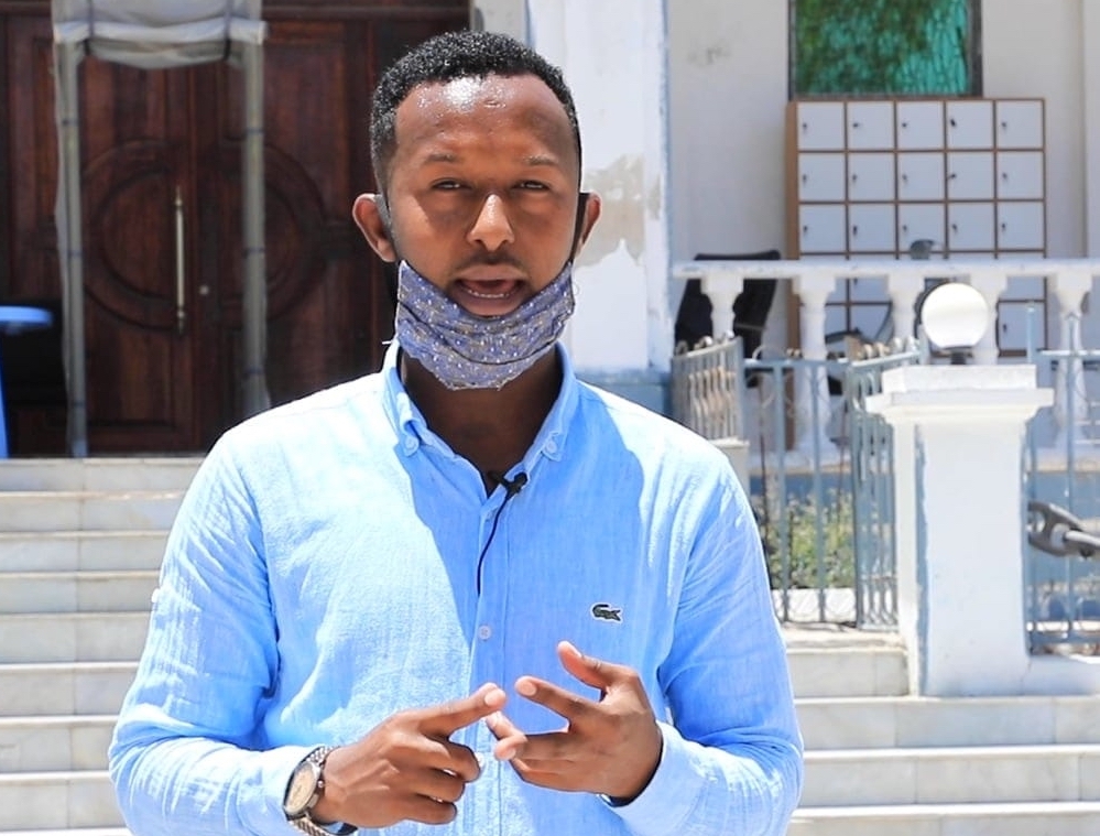 Nation FM radio journalist, Mohamed Yahye Jiinow was detained in Mogadishu on 4 March 2021. (PHOTO/ Courtesy Mohamed Yahye Jinow).