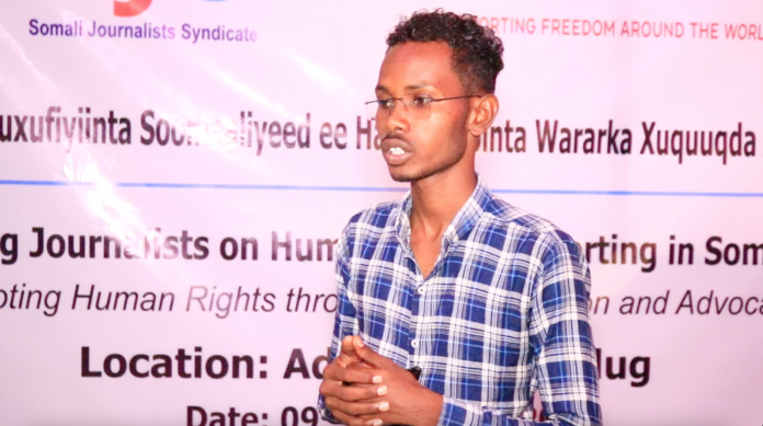 Journalist Hashim Omar Hassan, a member of SJS human rights journalists network. | PHOTO Credit /SJS.