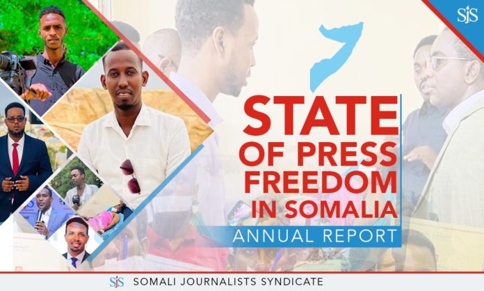 Cover Photo: SJS Annual Report 2022: State of Press Freedom in Somalia