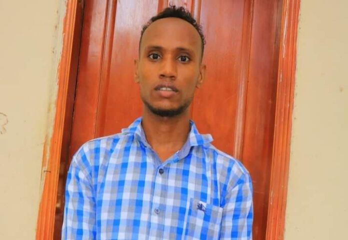 Photo: Journalist Mohamud Abdirashid Abdi. | Credit/ Facebook.