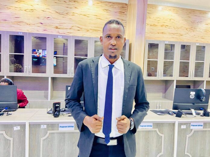 Somalia state-owned media journalist Sugaal Moalim Mohamud. | PHOTO/ SJS Private.