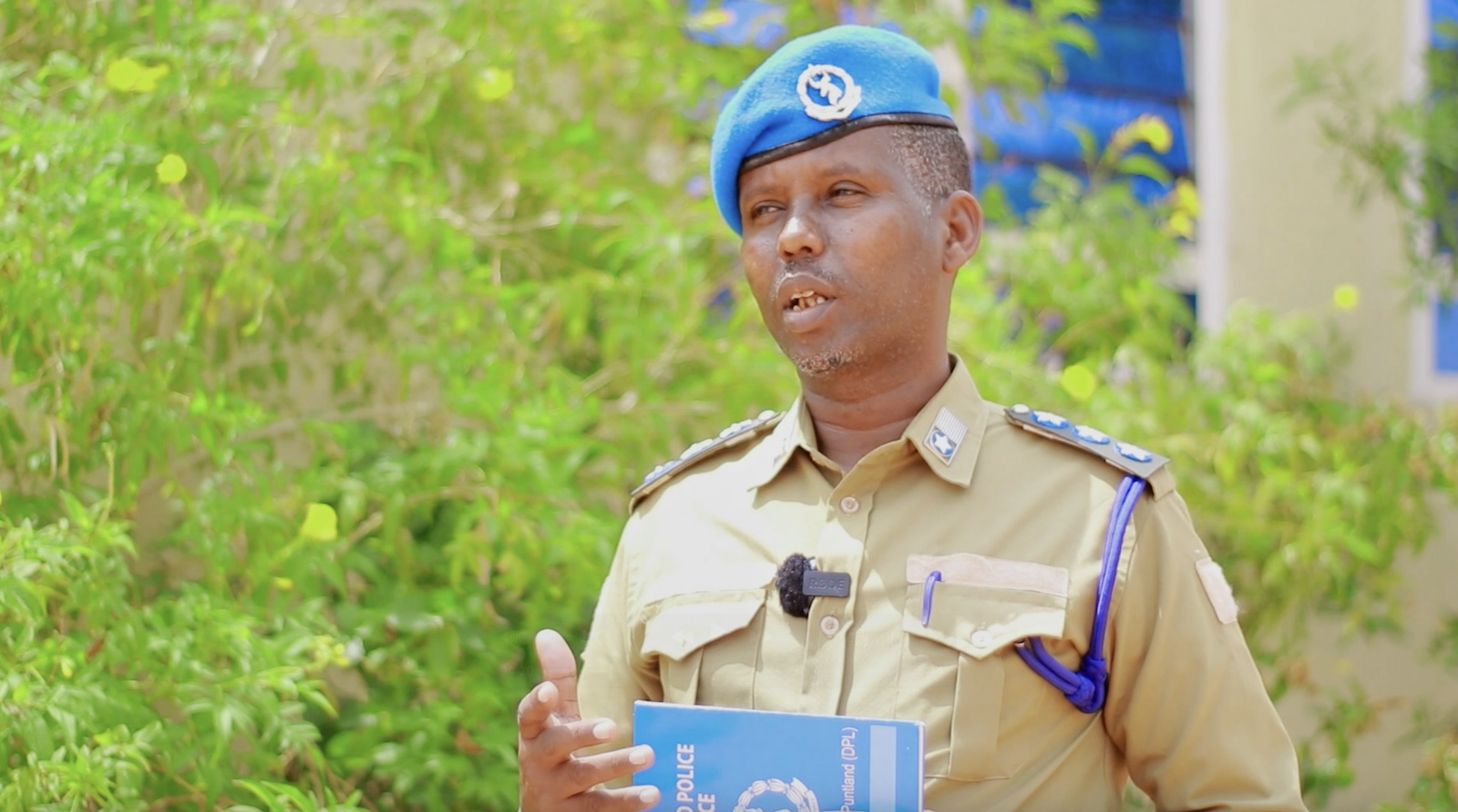 Galkayo police operations commander, Capt. Arab Abdirisaq Ahmed. | PHOTO/SJS.