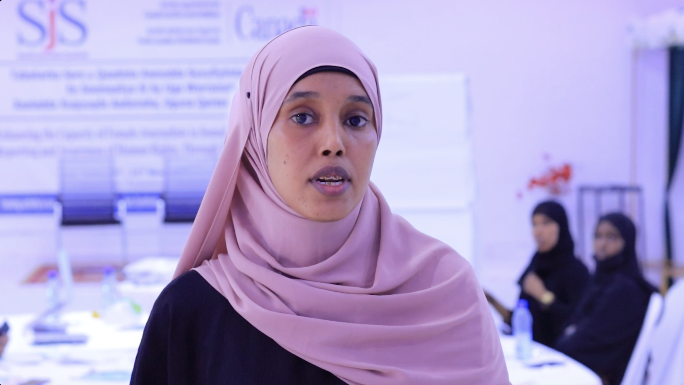 Najma Aden, a freelance journalist from Garowe. | PHOTO/ SJS.