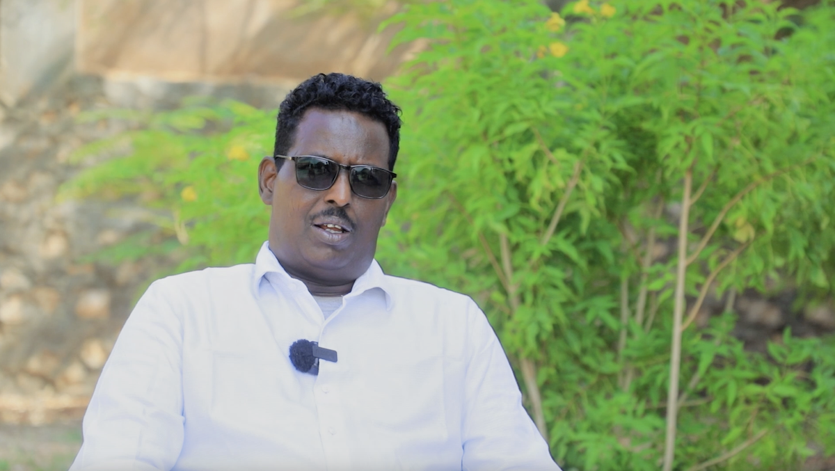 Hussein Abdi Jim'ale Madar, a journalist with Radio Daljir. | PHOTO/SJS.