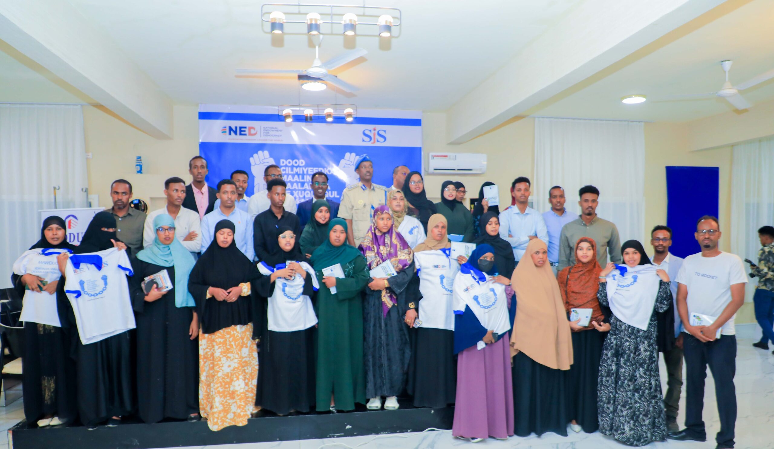 SJS hosts a panel discussion on human rights in Garowe, Puntland, on 10 December 2024. | PHOTO/SJS.