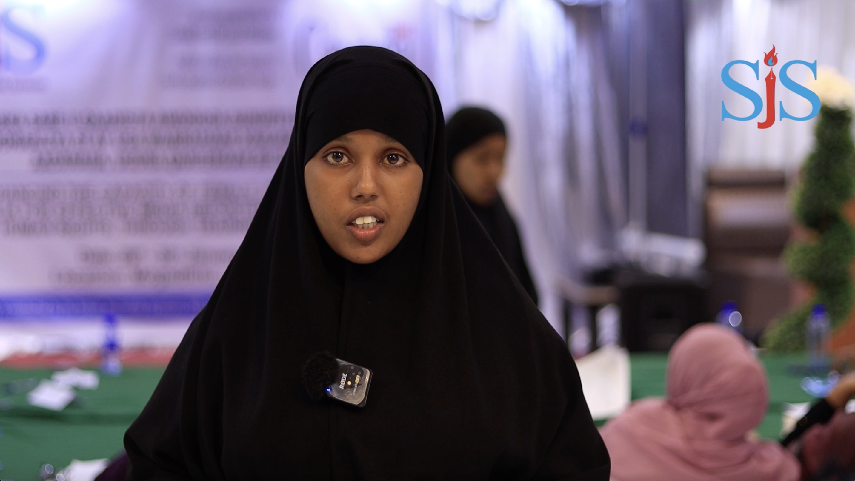 Kawsar Abdirahman Barkhadle, a reporter from Radio Gedo, traveled to Mogadishu for the training. | PHOTO/SJS.