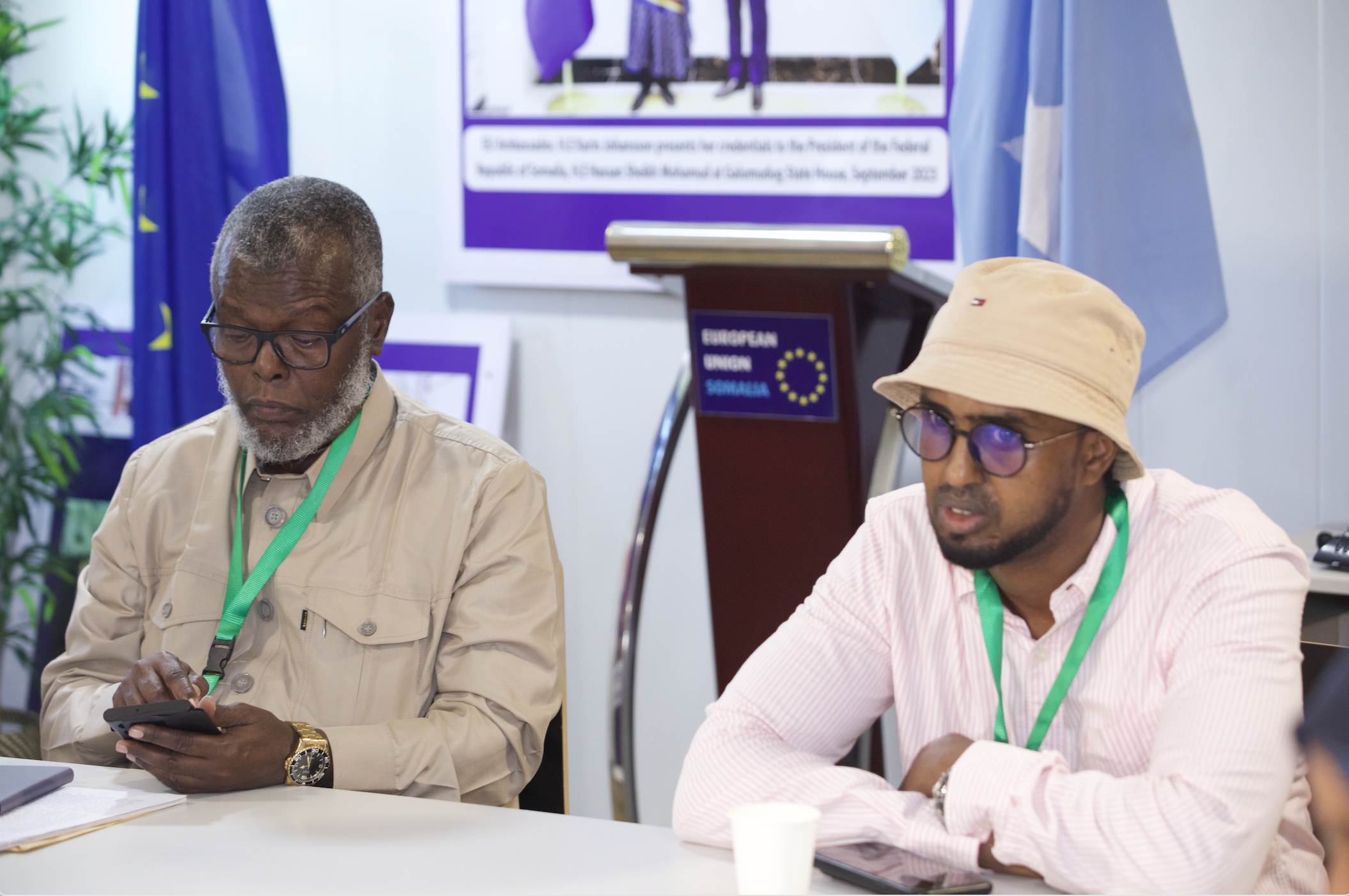 Officials from the Ministry of Information, whose leaders have openly targeted journalists, were also in attendance. | PHOTO/SJS. Officials from the Ministry of Information, whose leaders have openly targeted journalists, were also in attendance. | PHOTO/SJS.