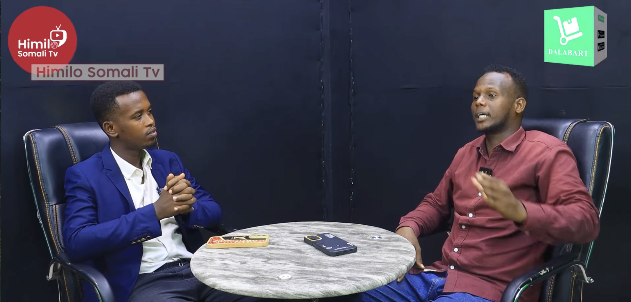 Screenshot from an interview broadcast by Himilo Somali TV on Thursday, 12 June 2025. Screenshot from an interview broadcast by Himilo Somali TV on Thursday, 12 June 2025.