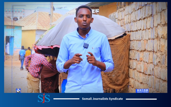 Journalist Abdirahman Hassan Mohamed. | PHOTO/Gacal Media.