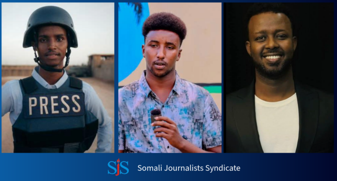 Mohamed Ibrahim Osman (Bulbul) [left]; Abdihafid Nor Barre (centre) and Abdishakur Mohamed Mohamud (right). | PHOTO/SJS.