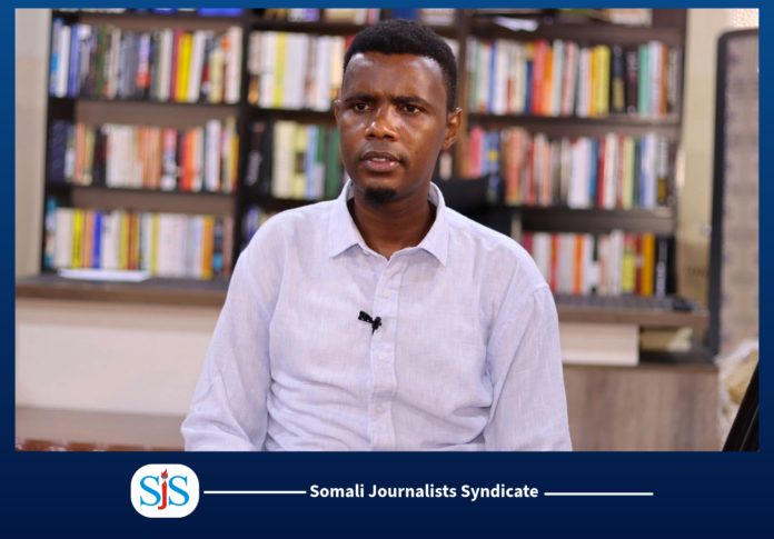 Founder and journalist of Xogbile Media platform, Mascuud Warsame. | Photo/Xogbile Media.